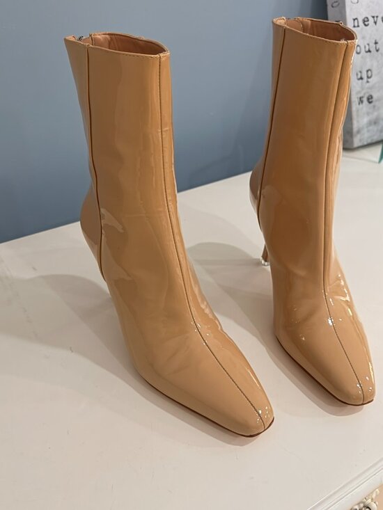 BLACK SUEDE STUDIO Laura Bootie in Porcini Patent | eBay BLACK SUEDE STUDIO Laura Bootie in Porcini Patent - size 38 nude